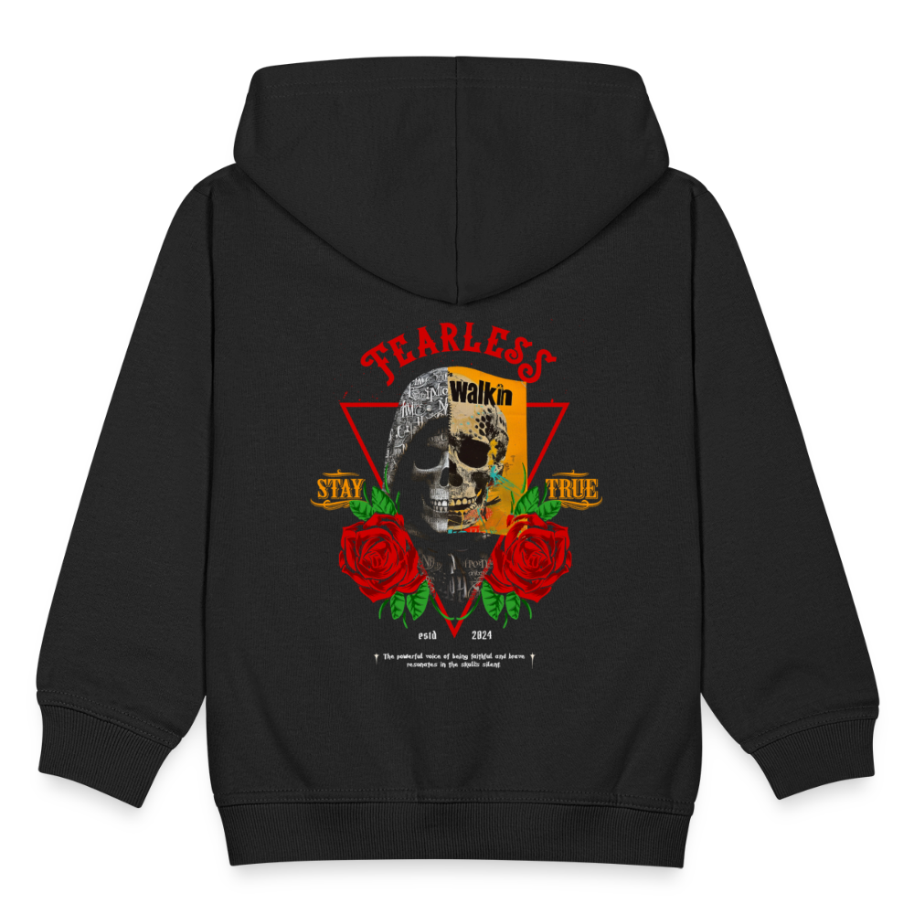Şoreşvan, Totenkopf, 1st | Kinder Zip Hoodie - Schwarz