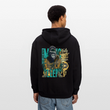 Herakles, Gorilla, 1st | Freshhood, Oversized Unisex Hoodie - Schwarz