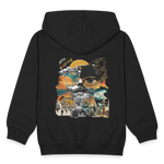 Helian, Frau, 1st | Kinder Zip Hoodie - Schwarz