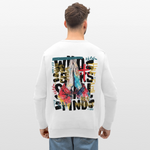Therondir, Beten, 1st | Roller, Unisex Bio-Sweatshirt - Weiß