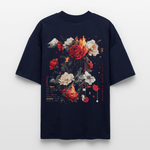 Manannan, Rose, 1st | Blaster, Oversize Bio T-Shirt, Unisex - Navy