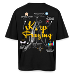 Maian, Beten, 1st | Breezy, Oversized Unisex T-Shirt - Schwarz