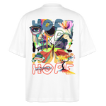 Tenebris, Schmetterling, 1st | Blaster, Oversize Bio T-Shirt, Unisex - Weiß