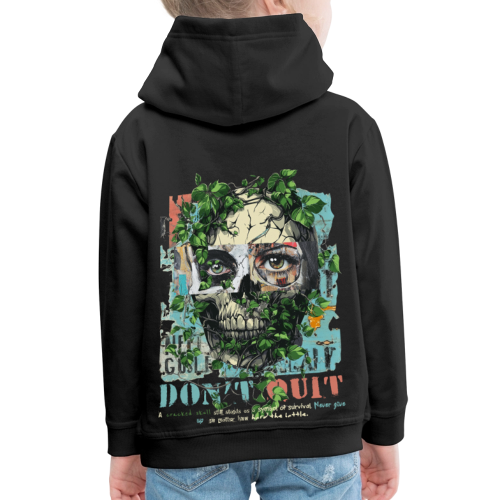 Persephi, Totenkopf, 1st | Kinder Hoodie - Schwarz