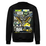 Lugh , Engel, 1st | Roller, Unisex Bio-Sweatshirt - Schwarz