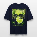 Kali, Limette, 1st | Blaster, Oversize Bio T-Shirt, Unisex - Navy