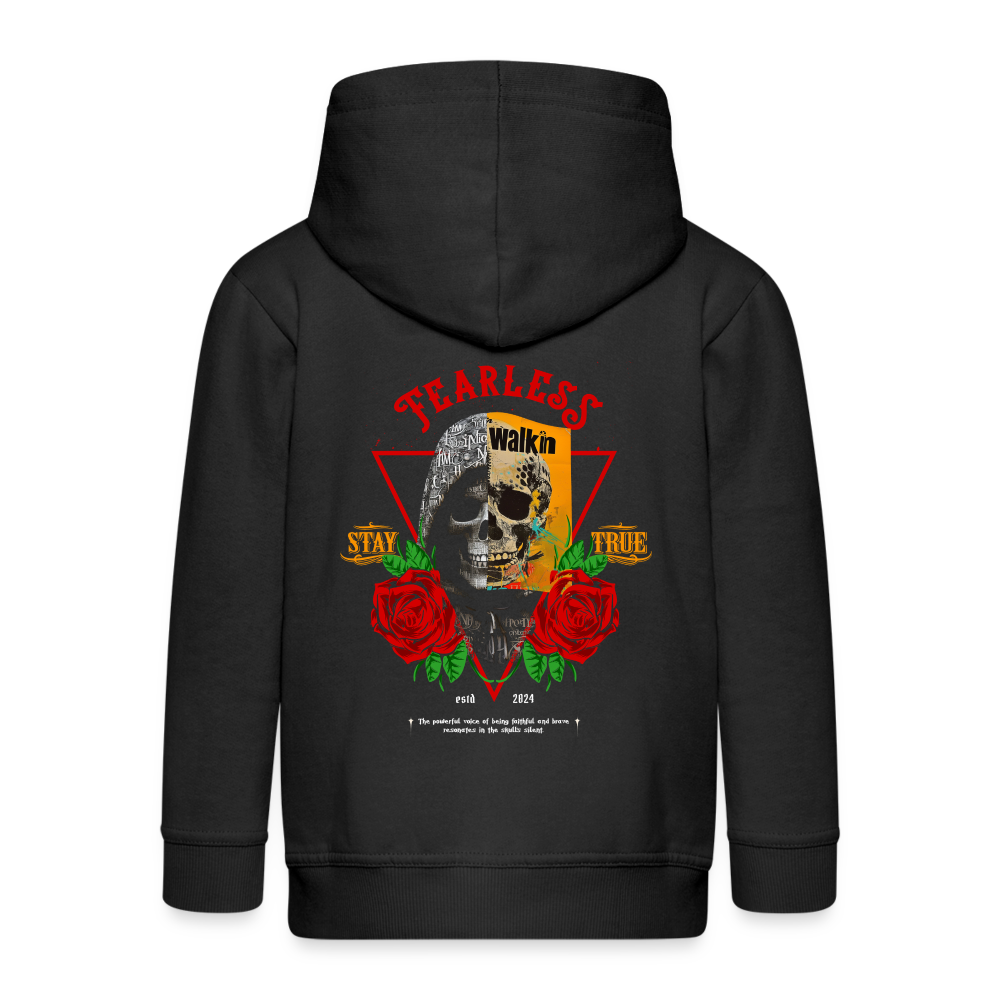 Şoreşvan, Totenkopf, 1st | Kinder Zip Hoodie - Schwarz