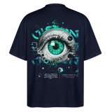 Persephone , Auge, 1st | Blaster, Oversize Bio T-Shirt, Unisex - Navy