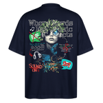 Apollan, Musik, 1st | Blaster, Oversize Bio T-Shirt, Unisex - Navy