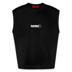 Diony, Wolf, 1st | Heavyweight Oversized Bio Tank Top, Unisex - SOLID BLACK