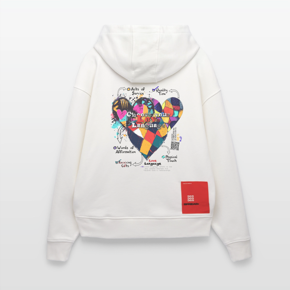 Baldurion, Herzen, 1st | Heavyweight Oversized Bio Hoodie, Unisex - OFF WHITE