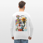 Verdantis, Blaue Augen, 1st | Roller, Unisex Bio-Sweatshirt - Weiß