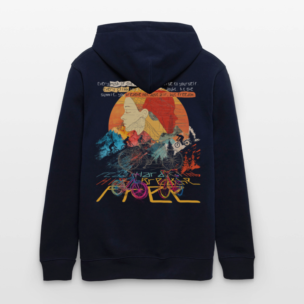 Panos, Fahrrad, 1st | Cruiser, Unisex Bio-Hoodie - Navy
