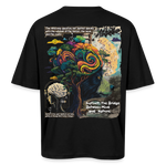 Aphroan, Bär, 1st | Breezy, Oversized Unisex T-Shirt - Schwarz