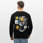 Rhean, Glühbirne, 1st | Roller, Unisex Bio-Sweatshirt - Schwarz