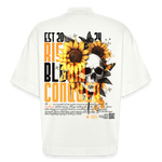 Umbraxion, Sonnenblume, 1st | Boxy, Heavyweight Bio T-Shirt, Unisex - OFF WHITE