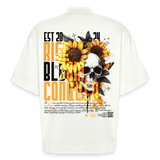 Umbraxion, Sonnenblume, 1st | Boxy, Heavyweight Bio T-Shirt, Unisex - OFF WHITE