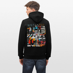 Anankean, Zebrastreifen, 1st | Cruiser, Unisex Bio-Hoodie - Schwarz