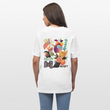 Xerathis, Obst, 1st | Essential, Relaxed Fit Unisex Bio T-Shirt - Weiß