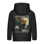 Aphroan, Bär, 1st | Kinder Zip Hoodie - Schwarz