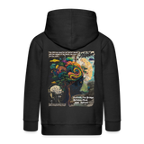 Aphroan, Bär, 1st | Kinder Zip Hoodie - Schwarz