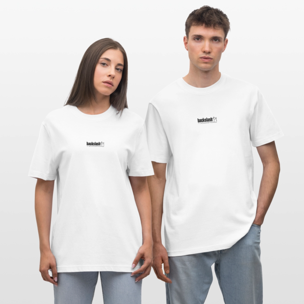 Umbraxion, Sonnenblume, 1st | Essential, Relaxed Fit Unisex Bio T-Shirt - Weiß