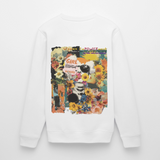 Vaelthar, Blumen, 1st | Roller, Unisex Bio-Sweatshirt - Weiß