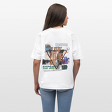 Celestaris, Schmetterling, 1st | Blaster, Oversize Bio T-Shirt, Unisex - Weiß