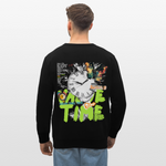 Ifrit, Uhr, 1st | Roller, Unisex Bio-Sweatshirt - Schwarz