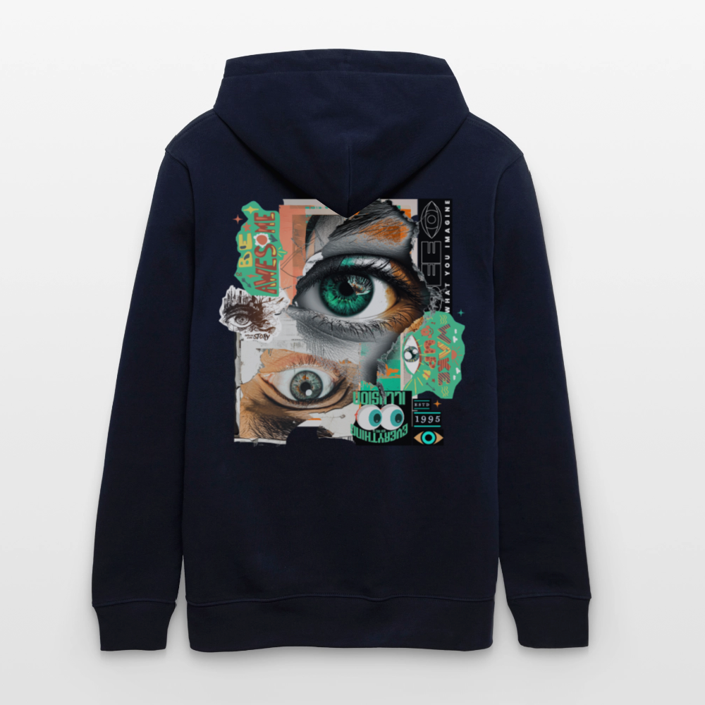 Siegfried, Augen, 1st | Cruiser, Unisex Bio-Hoodie - Navy