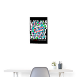 Raijin, Kassetten, 1st | Poster 40x60 cm - Weiß