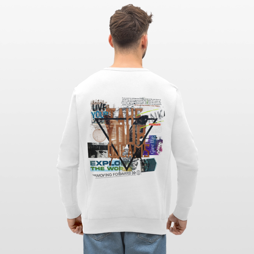 Celestaris, Schmetterling, 1st | Roller, Unisex Bio-Sweatshirt - Weiß