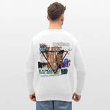Celestaris, Schmetterling, 1st | Roller, Unisex Bio-Sweatshirt - Weiß