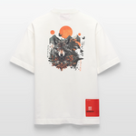 Vaermundis, Wolf, 1st | Heve, Heavyweight Oversized Bio T-Shirt, Unisex - OFF WHITE