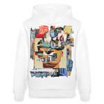Seraphion, Gesichter, 1st | Cruiser, Unisex Bio-Hoodie - Weiß