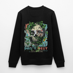 Persephi, Totenkopf, 1st | Roller, Unisex Bio-Sweatshirt - Schwarz