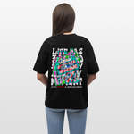 Raijin, Kassetten, 1st | Blaster, Oversize Bio T-Shirt, Unisex - Schwarz