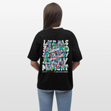 Raijin, Kassetten, 1st | Blaster, Oversize Bio T-Shirt, Unisex - Schwarz