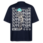 Hestian, Rose, 1st | Blaster, Oversize Bio T-Shirt, Unisex - Navy