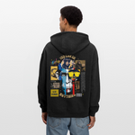 Xurjin, Affe, 1st | Freshhood, Oversized Unisex Hoodie - Anthrazit