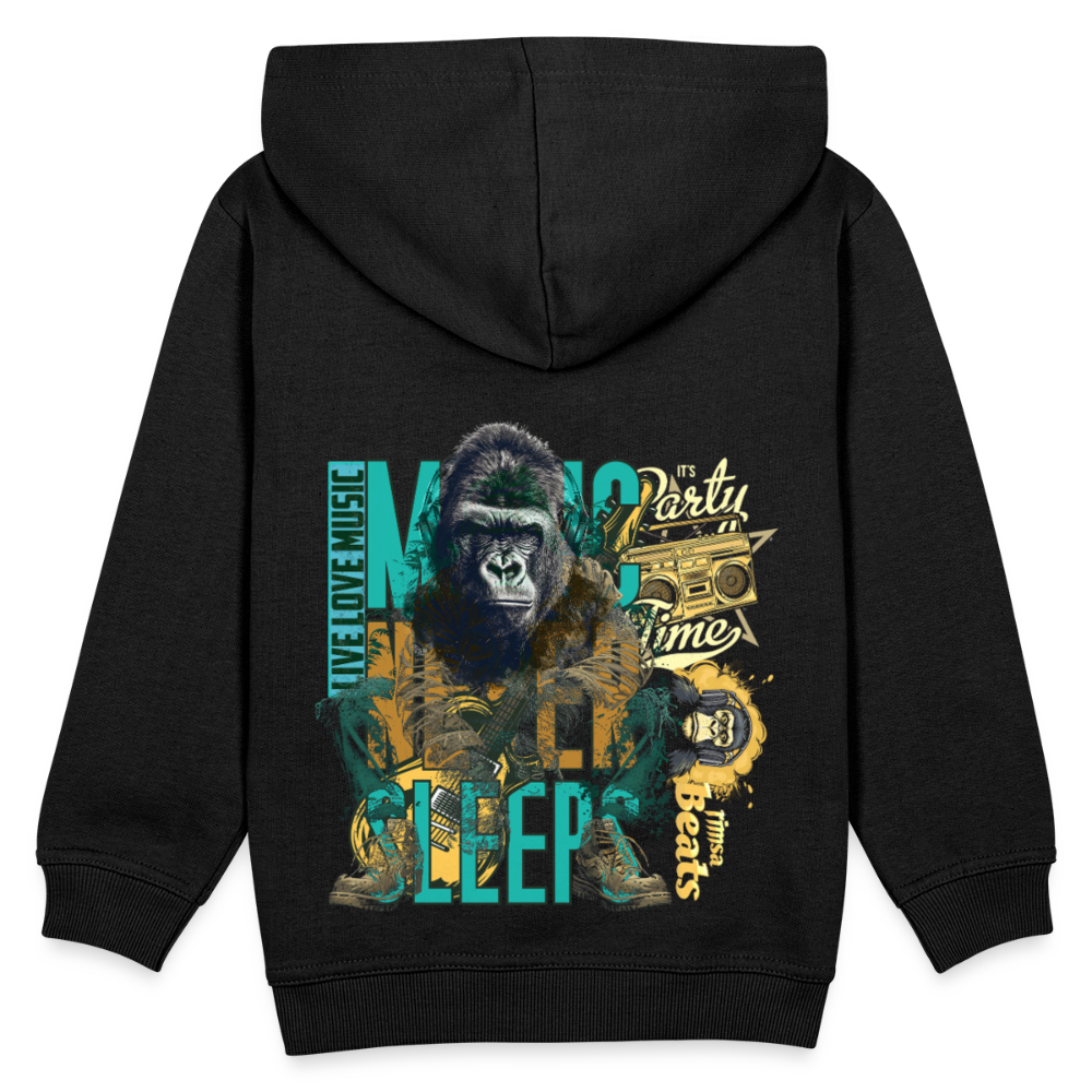 Herakles, Gorilla, 1st | Kinder Hoodie - Schwarz