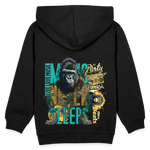 Herakles, Gorilla, 1st | Kinder Hoodie - Schwarz