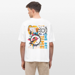 Arkenthos, Uhr, 1st | Blaster, Oversize Bio T-Shirt, Unisex - Weiß