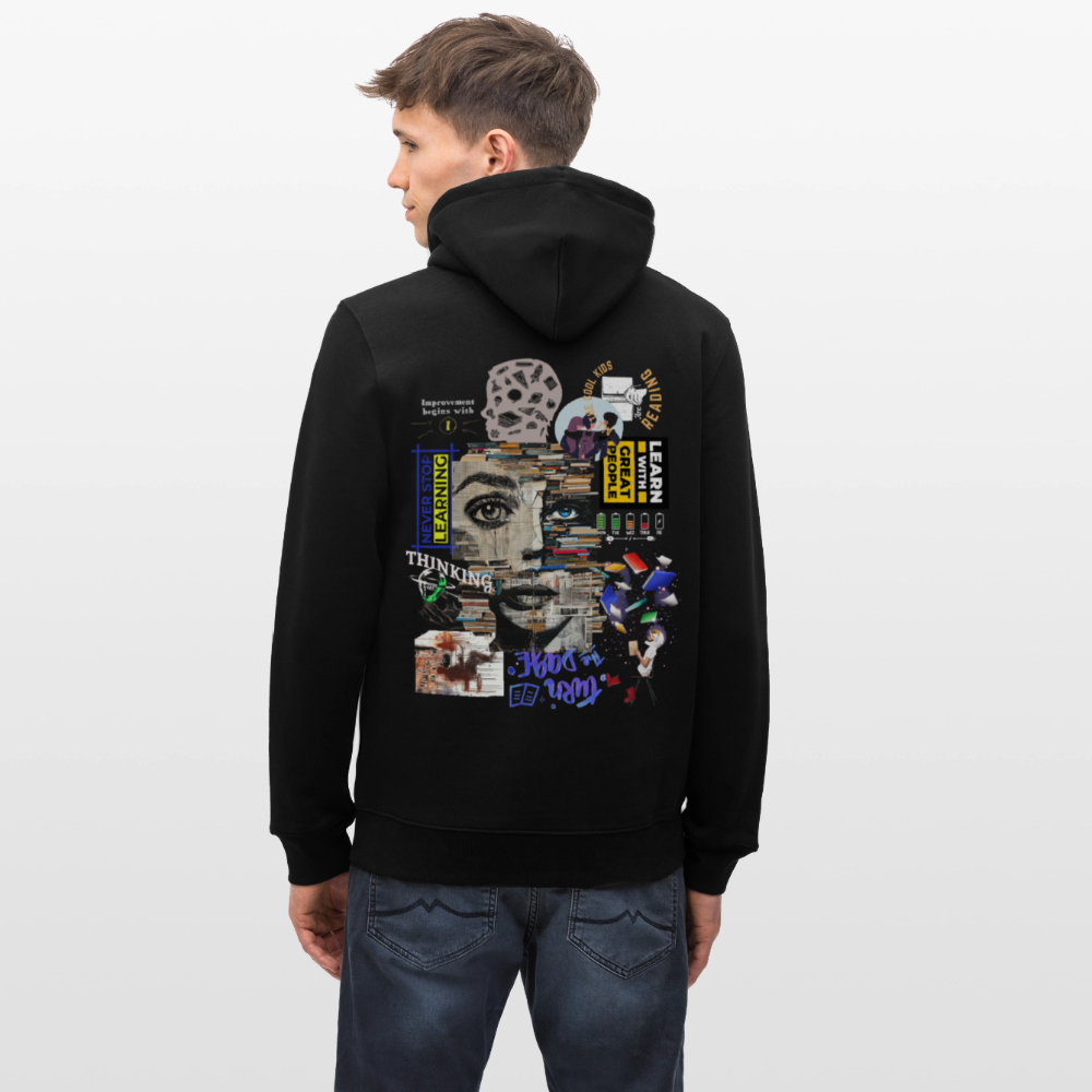 Tianlong, Gesicht, 1st | Cruiser, Unisex Bio-Hoodie - Schwarz