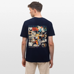 Hekatean, Sternzeichen, 1st | Essential, Relaxed Fit Unisex Bio T-Shirt - Navy