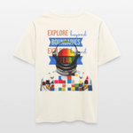 Jovareth, Astronaut, 1st | Essential, Relaxed Fit Unisex Bio T-Shirt - Naturweiß 