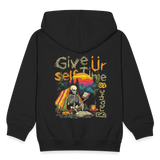 Mihriban, Skelet, 1st | Kinder Zip Hoodie - Schwarz