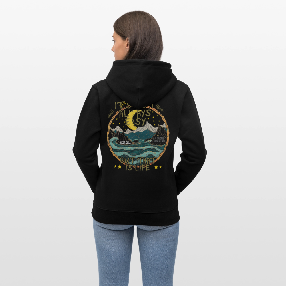 Izanami, Berge, 1st | Cruiser, Unisex Bio-Hoodie - Schwarz