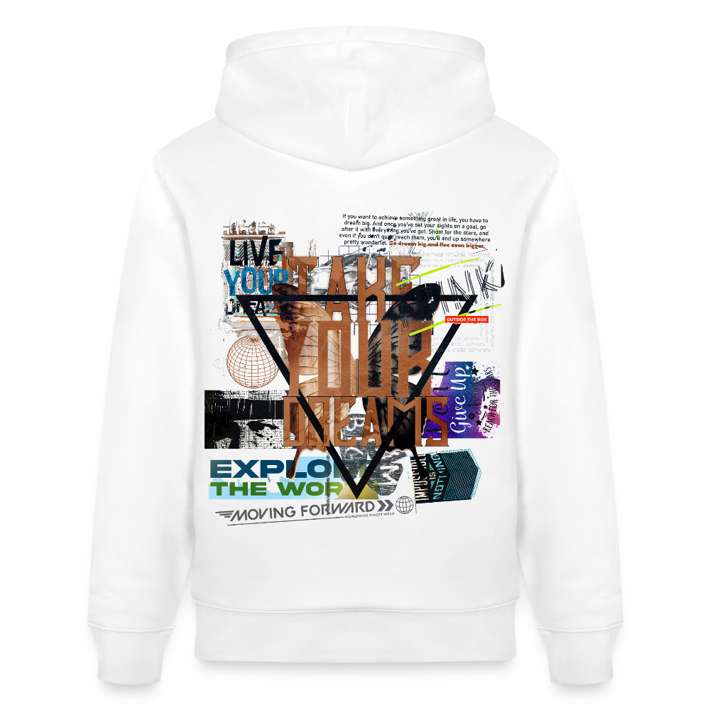 Celestaris, Schmetterling, 1st | Cruiser, Unisex Bio-Hoodie - Weiß