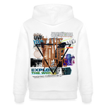 Celestaris, Schmetterling, 1st | Cruiser, Unisex Bio-Hoodie - Weiß
